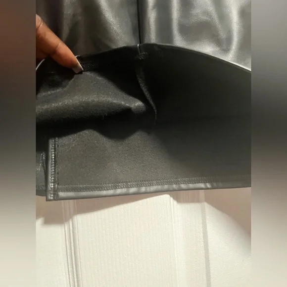 New! Faux Leather Skirt - Picture 5 of 6